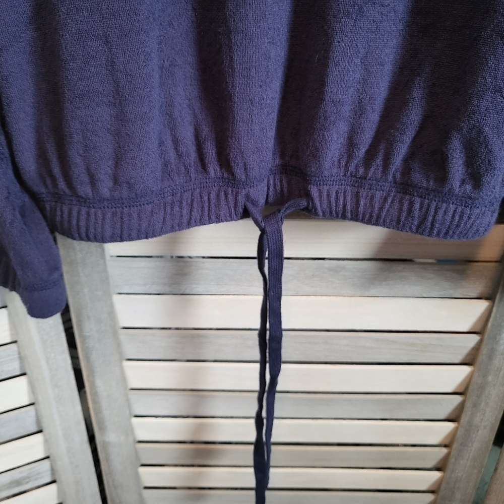 Women's Plus Size Long Sleeve Terry Hooded Shirt | Ava & Viv | 2X - Picture 7 of 14